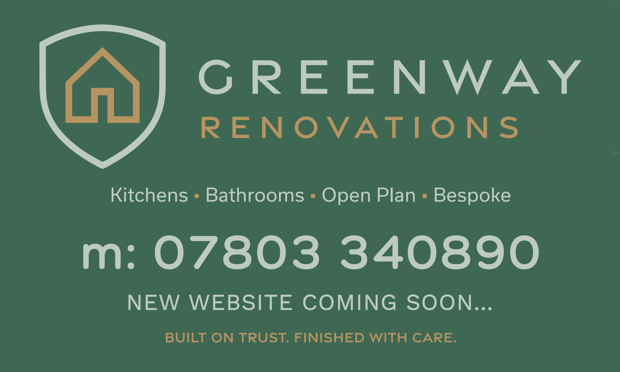 Greenway Renovations - New Website Coming Soon